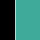 Stuhl Acapulco Chair Gestell schwarz/Bespannung aqua verde