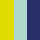 LED-Tischleuchte Bobbi Yellow (gelb/pastelltürkis/blau)