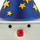 Weihnachtsanhänger Zauberer Cubomago blau