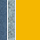 Farbicon goldgelb / blau/hellblau