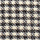 Fauteuil Happy motif pepita (noir et blanc), boutons: tissu noir et blanc