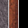 Farbicon Stoff dunkel anthrazit, Palisander, Alu schwarz