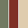 Farbicon beige, ziegelrot, grün