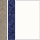 Farbicon reinweiß / taupe/dunkelblau