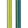 Stabkerzen Sets Dublin, grün gestreift, 2er Set
