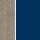 Farbicon stahlblau / taupe