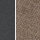 Beistelltisch mit Hocker Tom schwarz/braun
