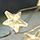 LED-Lichterkette Trille Star klar/silberfarben