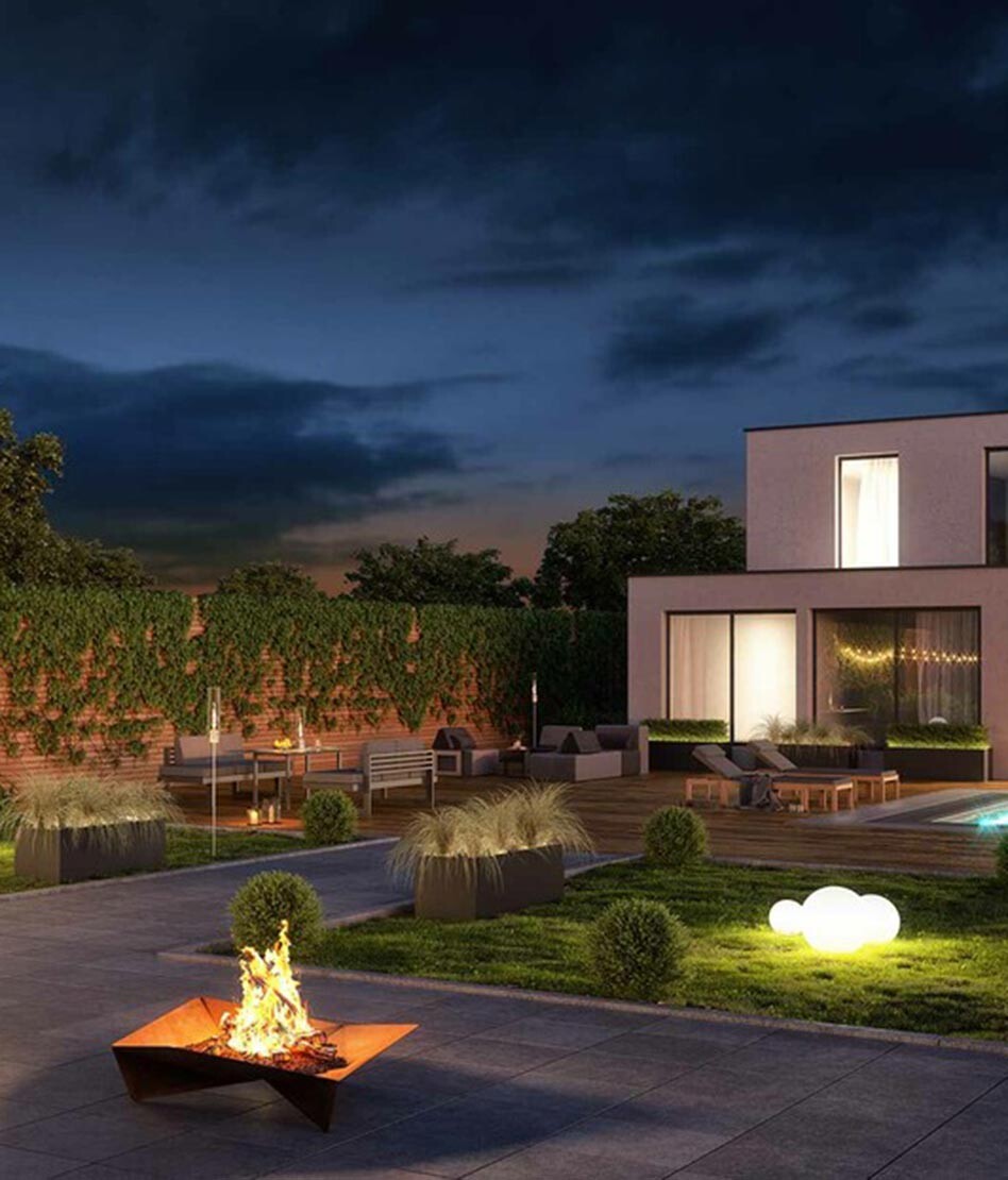 AU JARDIN LE SOIR