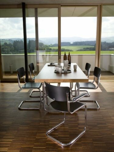 Thonet chaise a pietement s43 Thonet chaise a pietement s43