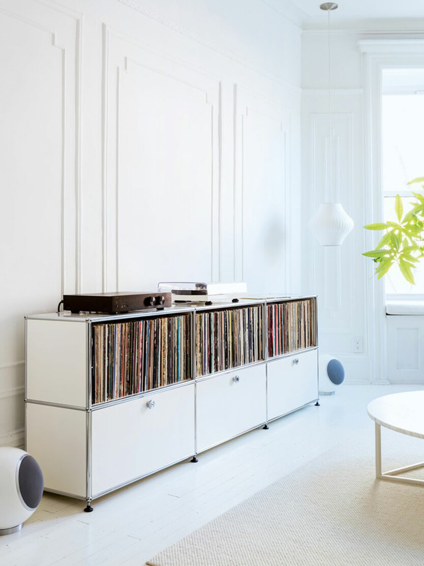 USM Sideboard als Hifi-Möbel USM Sideboard als Hifi-Möbel