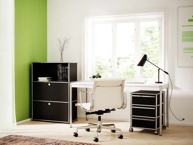 Le Home Office en USM noir et blanc