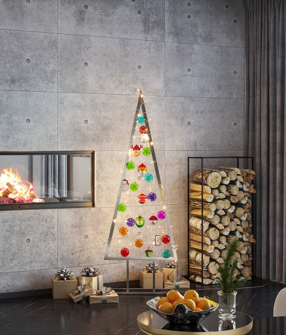 LA SALLE DE SÉJOUR À NOËL