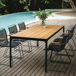 Outdoortisch Four B 160 cm | Gestell: schwarz