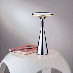 Lampe de table LED Ufo H 25,8 cm | finition chromée Lampe de table LED Ufo H 25,8 cm | finition chromée