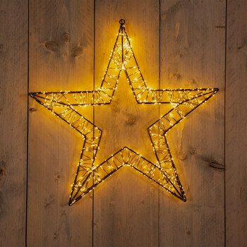 LED-Leuchtstern Ø 56 cm, 1.200 LEDs | schwarz