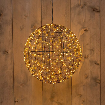 LED-Leuchtball Ø 25 cm, 300 LEDs | schwarz