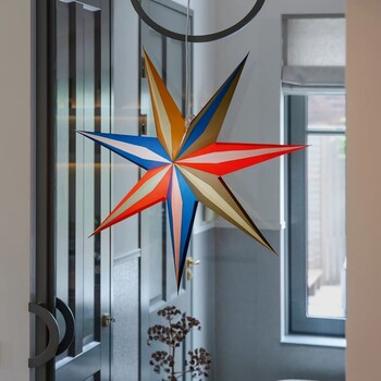 Étoile en papier lumineuse 