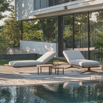 Banquette lounge / Bain de soleil Enya 