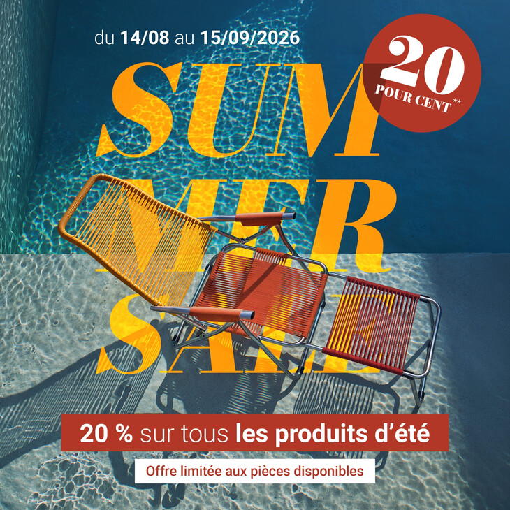 20 % sur tous les produits d ete