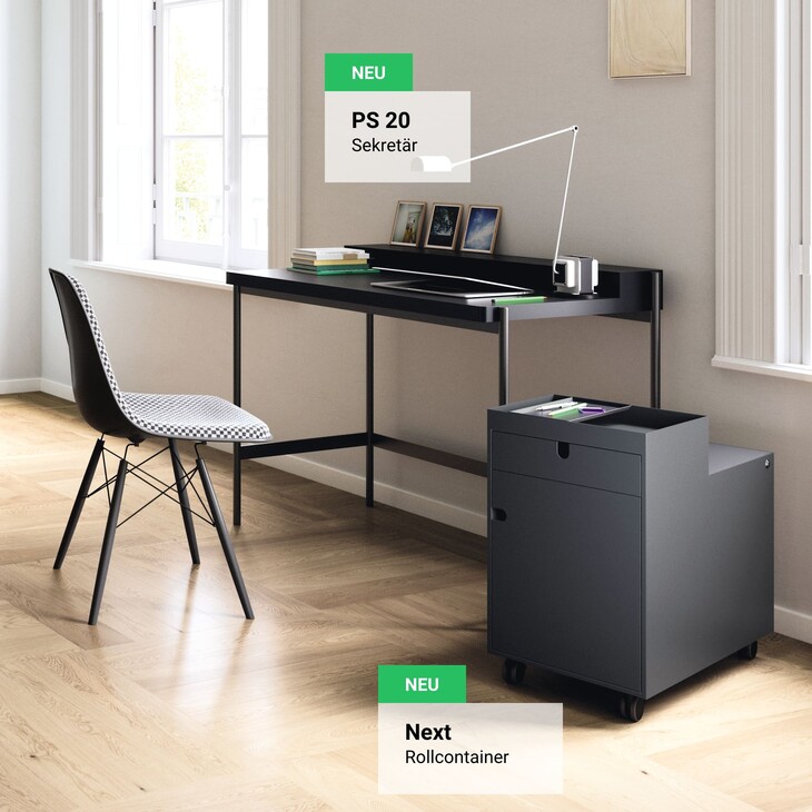 PS 20 Sekretär und Next Rollcontainer