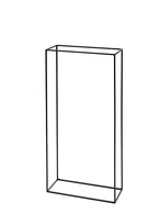 Brennholzständer Kwadrat H 120 x B 60 x T 25 cm | Stahl, natur Brennholzständer Kwadrat H 120 x B 60 x T 25 cm | Stahl, natur