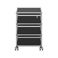 USM Haller Rollcontainer mit 3 Schüben x | graphitschwarz USM Haller Rollcontainer mit 3 Schüben x | graphitschwarz