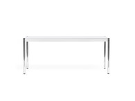 USM Schreibtisch 175 x 75 cm | MDF, weiß pulverbeschichtet