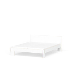 Bettgestell mit Kopfteil Siebenschläfer Liegefläche: 160 x 200 cm | FU weiß