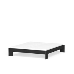 Bettgestell Siebenschläfer Liegefläche: 180 x 200 cm | Bicolor schwarz