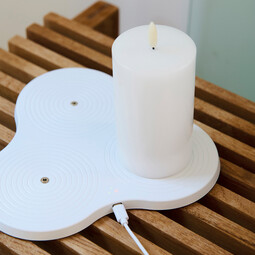 Ladestation für aufladbare Sille Kerzen Decopower 