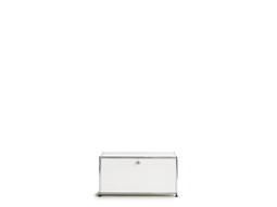 Etagère USM 1 étage, largeur 78 cm, 1 porte abattante | blanc pur
