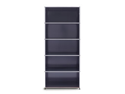 Etagère USM 5 étages, largeur 78 cm, ouvert | gris anthracite