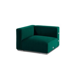 Sofaelement Dario Armlehne links | tiefgrün