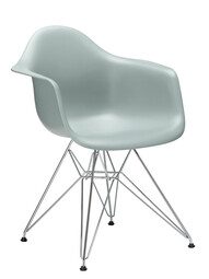 Stuhl Eames Plastic Armchair DAR RE ungepolstert | hellgrau Stuhl Eames Plastic Armchair DAR RE ungepolstert | hellgrau