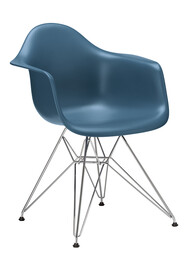 Stuhl Eames Plastic Armchair DAR RE ungepolstert | meerblau Stuhl Eames Plastic Armchair DAR RE ungepolstert | meerblau