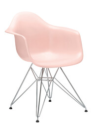 Stuhl Eames Plastic Armchair DAR RE ungepolstert | zartrosé Stuhl Eames Plastic Armchair DAR RE ungepolstert | zartrosé