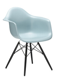 Stuhl Eames Plastic Armchair DAW RE Ahorn, schwarz | eisgrau