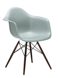 Stuhl Eames Plastic Armchair DAW RE Ahorn, nussbaumfarbig | hellgrau Stuhl Eames Plastic Armchair DAW RE Ahorn, nussbaumfarbig | hellgrau