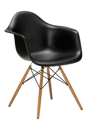 Stuhl Eames Plastic Armchair DAW RE Ahorn, natur | tiefschwarz Stuhl Eames Plastic Armchair DAW RE Ahorn, natur | tiefschwarz