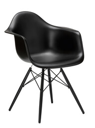 Stuhl Eames Plastic Armchair DAW RE Ahorn, schwarz | tiefschwarz Stuhl Eames Plastic Armchair DAW RE Ahorn, schwarz | tiefschwarz