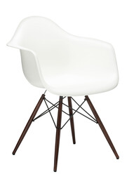 Stuhl Eames Plastic Armchair DAW Ahorn, nussbaumfarbig | weiß