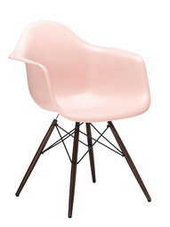 Stuhl Eames Plastic Armchair DAW RE Ahorn, nussbaumfarbig | zartrosé Stuhl Eames Plastic Armchair DAW RE Ahorn, nussbaumfarbig | zartrosé