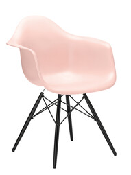 Stuhl Eames Plastic Armchair DAW Ahorn, schwarz | zartrosé Stuhl Eames Plastic Armchair DAW Ahorn, schwarz | zartrosé