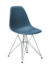 Stuhl Eames Plastic Side Chair DSR RE ungepolstert | meerblau Stuhl Eames Plastic Side Chair DSR RE ungepolstert | meerblau
