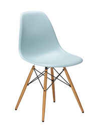 Stuhl Eames Plastic Side Chair DSW RE Ahorn, natur | eisgrau
