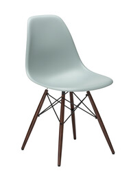 Stuhl Eames Plastic Side Chair DSW RE Ahorn, nussbaumfarbig | hellgrau