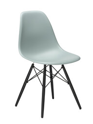 Stuhl Eames Plastic Side Chair DSW RE Ahorn, schwarz | hellgrau Stuhl Eames Plastic Side Chair DSW RE Ahorn, schwarz | hellgrau