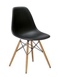 Stuhl Eames Plastic Side Chair DSW RE Ahorn, natur | tiefschwarz