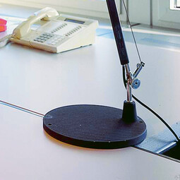 Tolomeo Tavolo, socle, noir